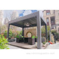 gazebo louvre ALUMINIUM ELECTRIC WALL MOUNTED PERGOLA